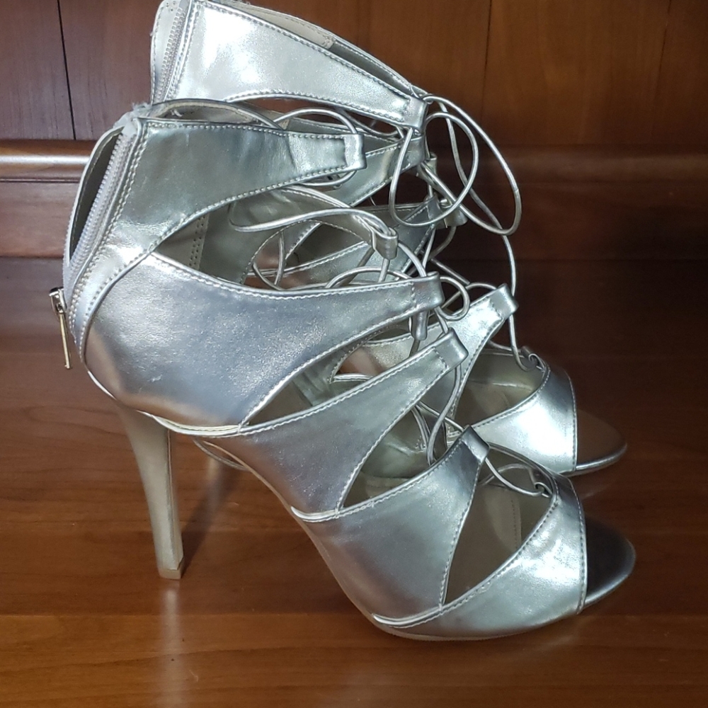 Silver heels
